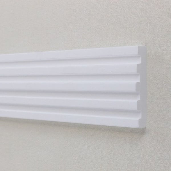 PROVISTON Cimaise Polystyren 20 x 91 x 2000 mm Vit 2 m
