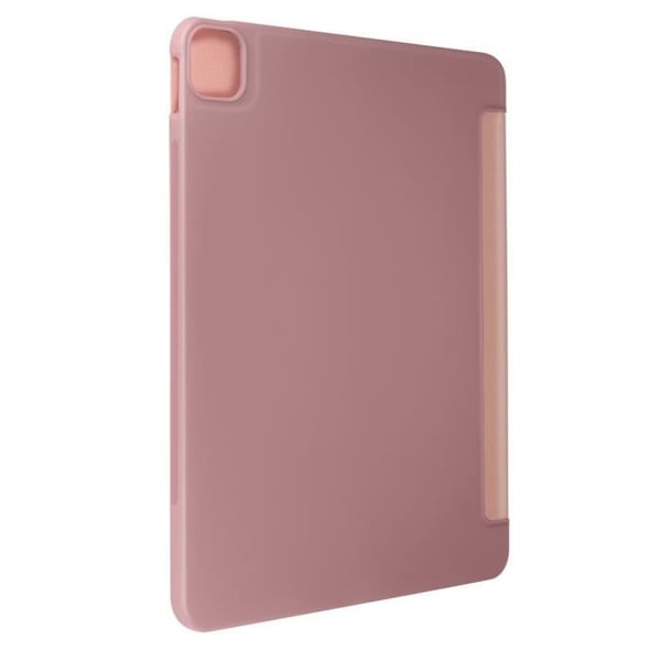 iPad Pro 13 2024-fodral - AVIZAR - Fällbar Flasklock - Ekoskinn Rosa - Fullständig Skydd - Mjuk Beröring