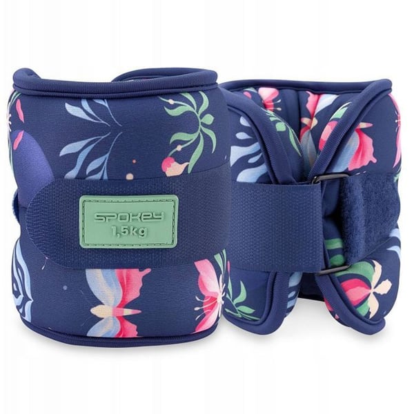 Vikter för anklar och handleder - Spokey - THE BLOOM FORM - 2x 1,5 kg - Justerbara - Unisex