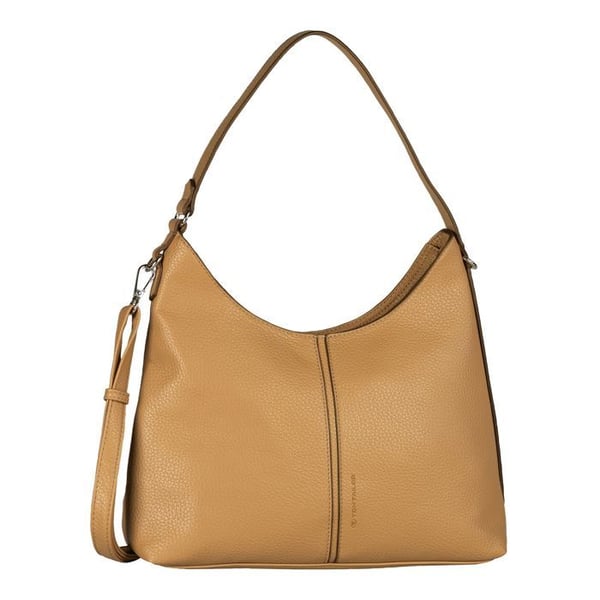 Axelkärra - TOM TAILOR - Jema Hobo Bag M - Ljusbrun - 34x23x10 cm - Avtagbar axelrem