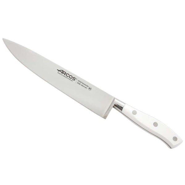 Kockkniv i stål - ARCOS - Riviera White - blad 20cm - rostfritt stål - POM-handtag