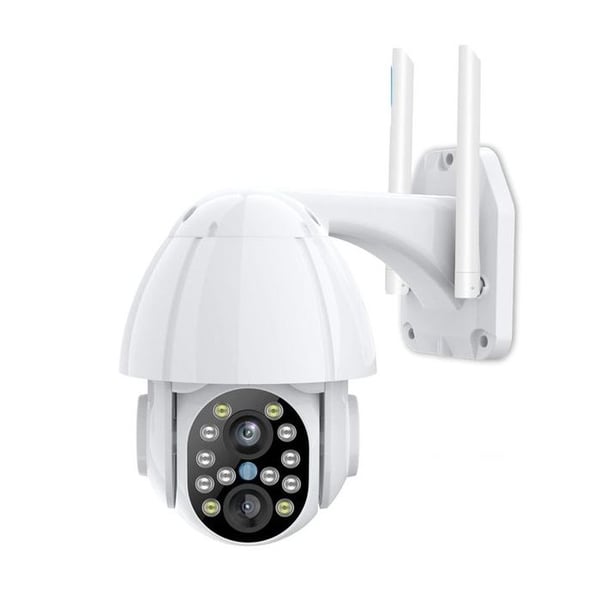 Roterande 1080P Wifi IP-säkerhetskamera 4X Zoom Night Vision