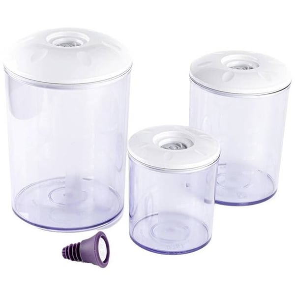Magic Vac ACO1182 SET 3 FAMILJ 0,75 l + 1,5 l + 3 l Vakuumbehållare