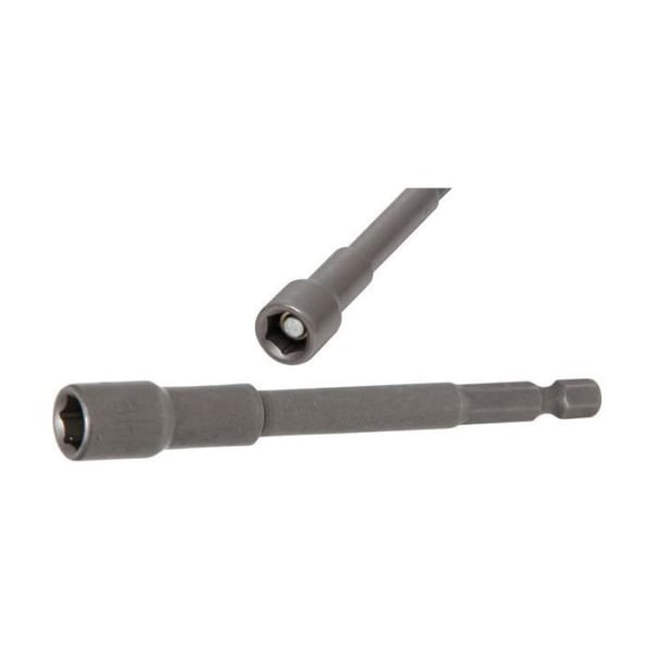 Slaghylsa, sexkant, extra lång för borr 6,3 mm (1/4") 8 mm