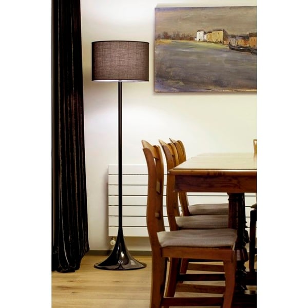 Lampett - FARO - Svart Pie - Noir - E27 - 60W - Modern design