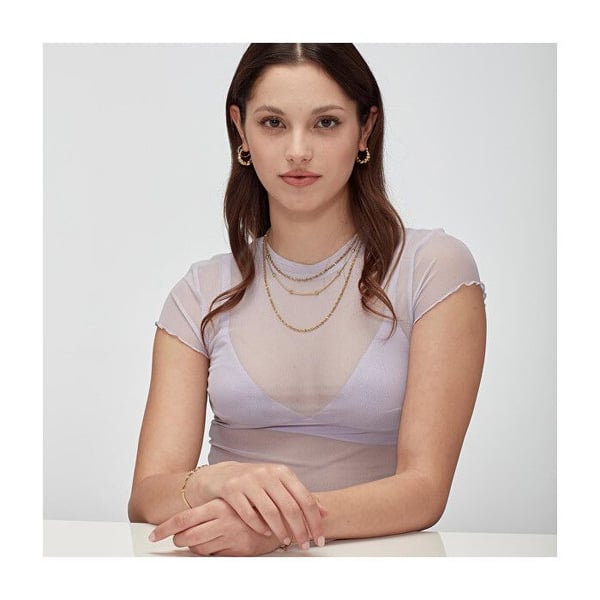 Collier - Stål Guld - Sagapò - SHK48