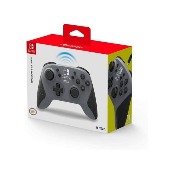 Spelkontroll - HORI - Trådlös HORI-kontroll - Grå - USB - Officiellt licensierad av Nintendo