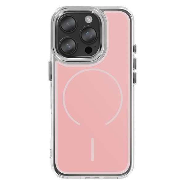 MagSafe-skal för iPhone 16 Pro, Ultra Förstärkt Bi-material Skydd, Rosa