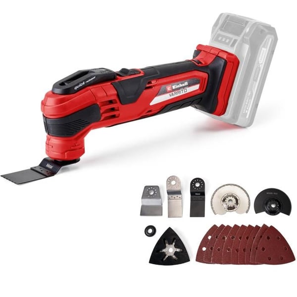 Einhell Trådlös multifunktionsverktyg VARRITO - Solo PXC (18V, 11000-20000 min.-1) Levereras utan batteri eller laddare