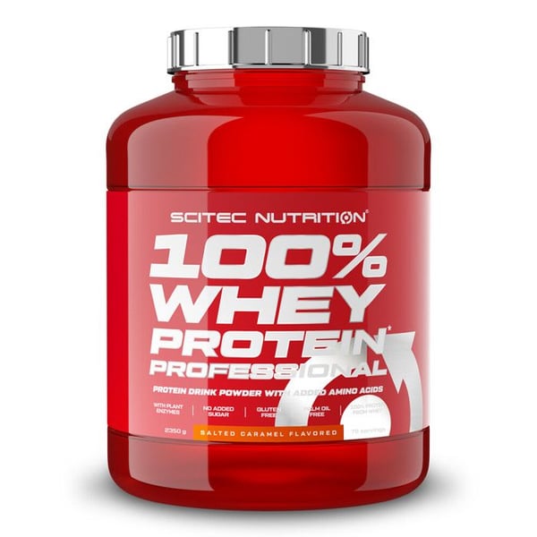 Vasslekoncentrat Scitec Nutrition - 100% Whey Protein Professional - Salted Caramel 2350g