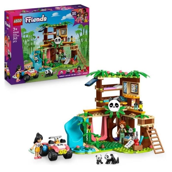 LEGO Friends 42648 Pandas' Helligdom - Bygesæt til 7 År og Opad