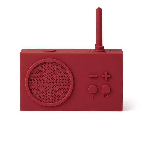 Bluetooth-högtalare - LEXON - LX TYKHO 3 - 3W - Stänksäker - Röd Rosso Lava