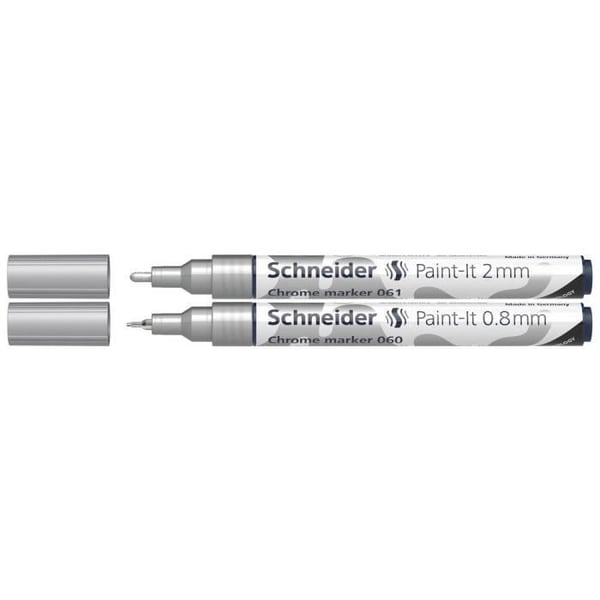 Markör - Schneider - Chrommarker - Krom - Spets - Opak