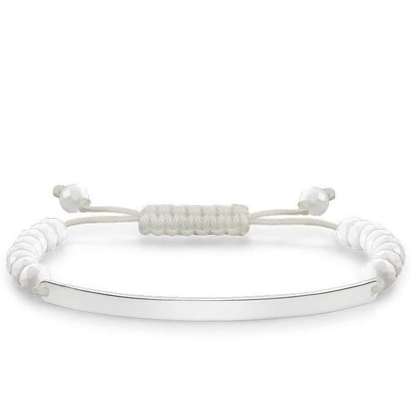 Armband - THOMAS SABO - LBA0002-819-14-L21V - Silver - Vit - Kvinna