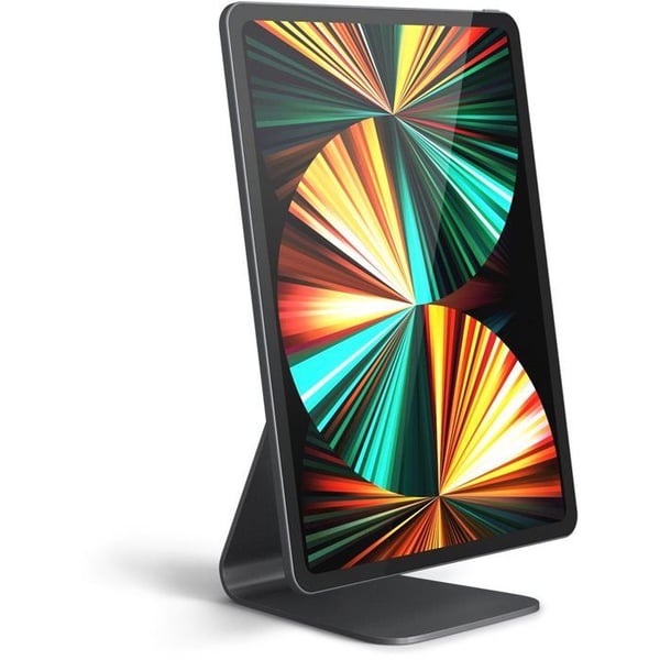 Magnetiskt stöd - EPICO - iPad Pro 12,9/iPad Air 13 - Ljusgrå - Justerbart läge - Skrivbord