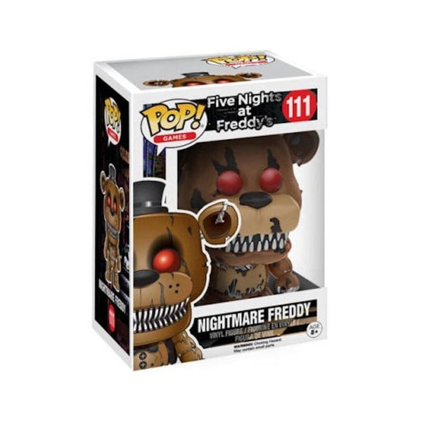 Figur - Funko - Five Nights at Freddy's - Nightmare Freddy - 9,5 cm - Under officiell licens