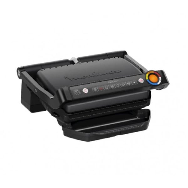 Elgrill - MOULINEX - OptiGrill+ - 6 automatiske programmer - 1800 Watt - Non-stick plader