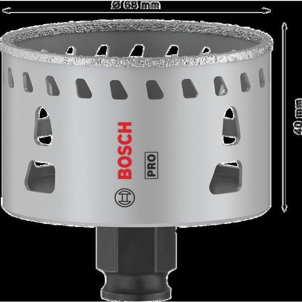 Scie trépan 68 mm PRO Tile PC Plus | 2608901569 - Bosch
