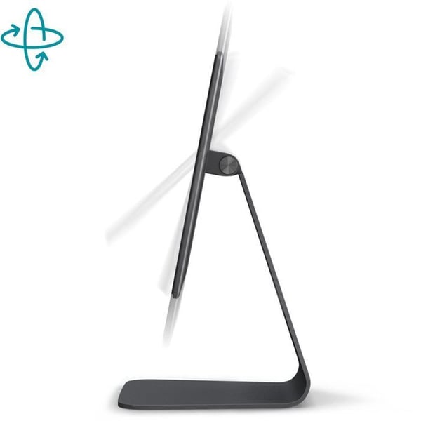 Magnetiskt stöd - EPICO - iPad Pro 12,9/iPad Air 13 - Ljusgrå - Justerbart läge - Skrivbord