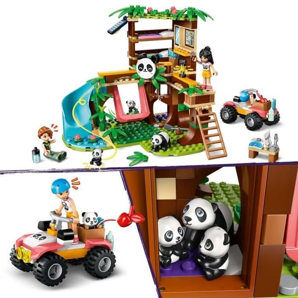 LEGO Friends 42648 Pandas' Helligdom - Bygesæt til 7 År og Opad