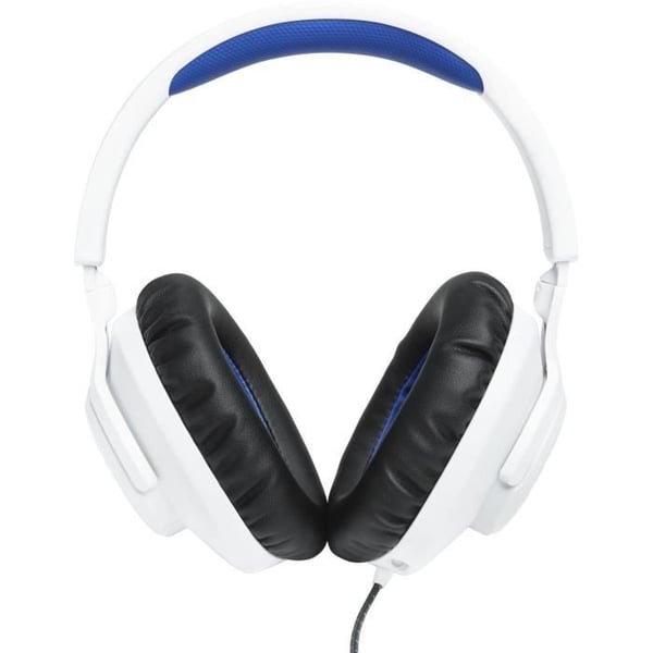 Gaming Headset - JBL - Quantum 100 Playstation - Trådad - Flera plattformar - Vit / Blå