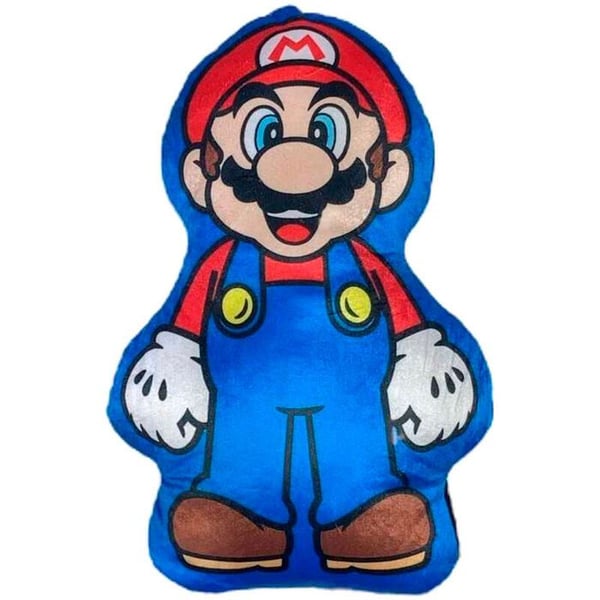 3D-kudde - NINTENDO - Super Mario Bros - Blå - Asymmetrisk - Inomhus