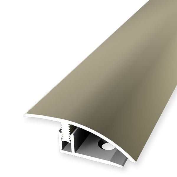 PROVISTON Övergångsprofil Kompensation av laminat l 39 mm Kompensation av H 7 - 12 mm L 2700 mm Aluminiumprofil Sabl...