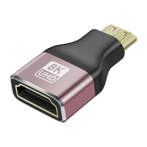 HDMI-kvinna till Mini HDMI-man 8K UHD LinQ Silver