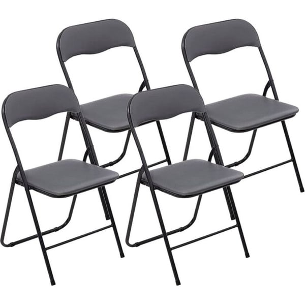 Set med 4 hopfällbara stolar i PVC "Funny" Atmosphera