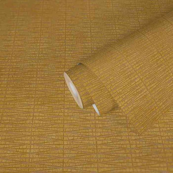 Tapet - A.S. Création - SP15726 - Vinyltapet - Gul - Geometrisk - 53 cm x 10,05 m