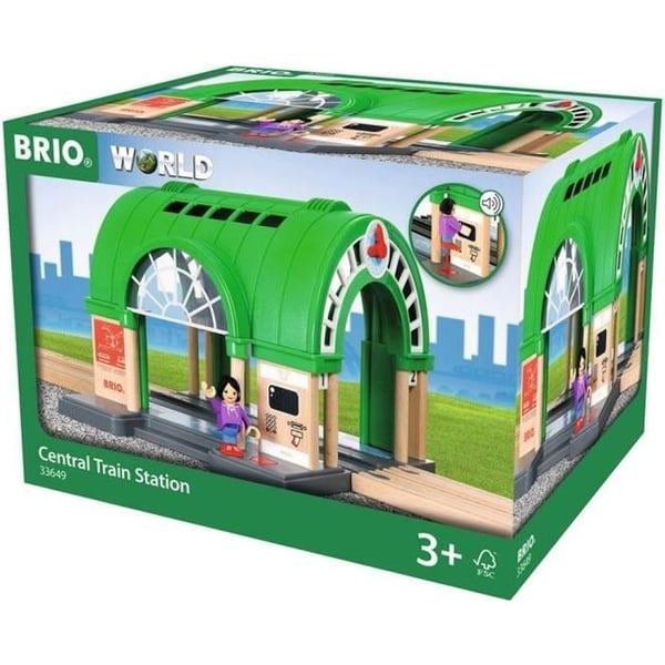 BRIO - Gare Centrale Sonore - Trätågbana - Ravensburger - Blandat från 3 år