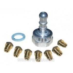 Kit med 2 Butan Jets 86 och 50 för Faure spishäll - CPT110W - TM3004W - TM3004W (ARTHUR)