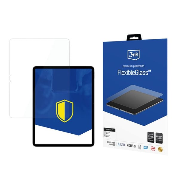 Hybridglas - 3MK - Flexibelt glas - Robust skydd - Bevarad pekskänslighet - iPad Air 13"