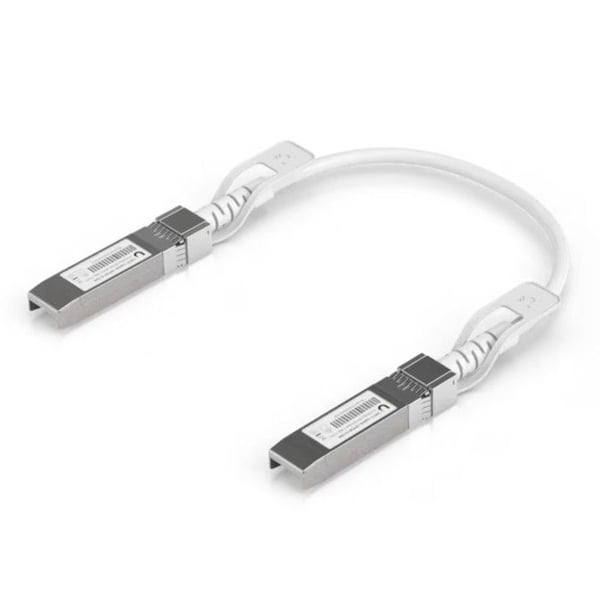 Ubiquiti Uplink Fiber Optic Kabel Vit - UACC-UPLINK-SFP28-0.15M-10 (10 Enheter)