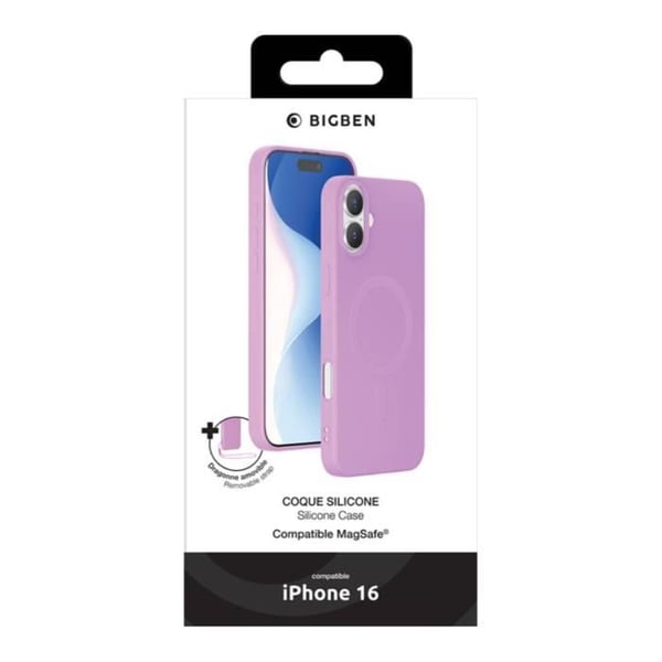 Skyddsskal - BIGBEN - iPhone 16 - Mjuk - Elegant - Stötbeständig