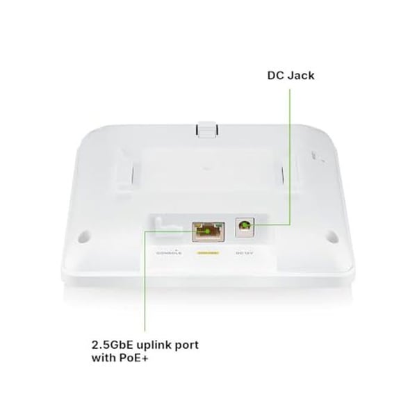 WiFi 7 Åtkomstpunkt - Zyxel - BE6500 - 6,5 Gbit/s - Captive Portal - Smart Mesh MLO