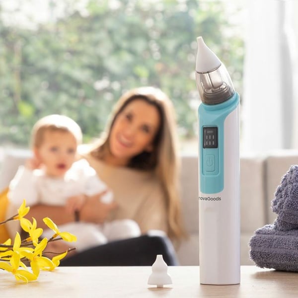 Laddningsbar Nässug för Bebisar Nizi InnovaGoods MOUCHE-BEBE