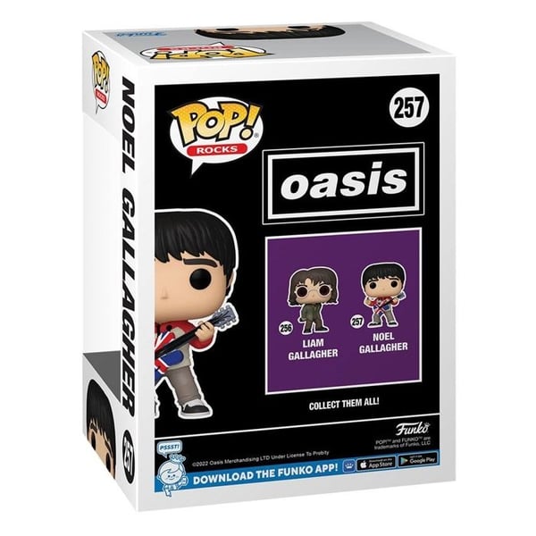 Figur Oavsett Pop! - FUNKO - Oasis - Noel Gallagher - 9 cm - PVC - Exklusivitet