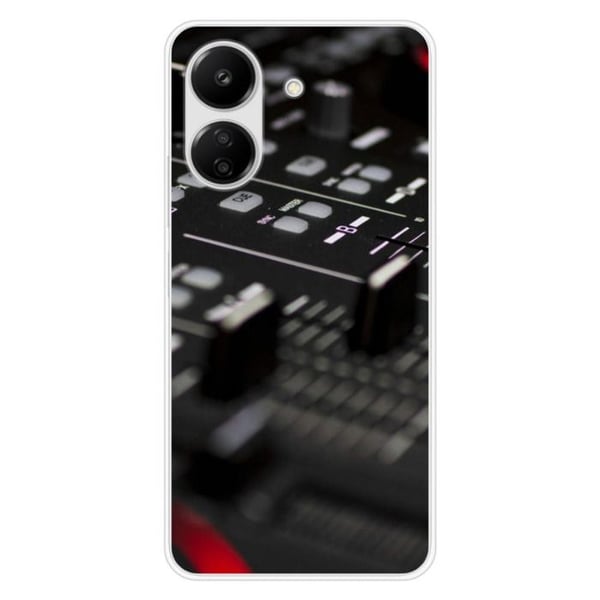 Tryckt silikonfodral som är kompatibelt med Xiaomi Redmi 13C 4G Dj Mixer