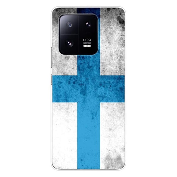 Silikonhölje - Kompatibel med Xiaomi 13 Pro - design med Marseilleflaggan