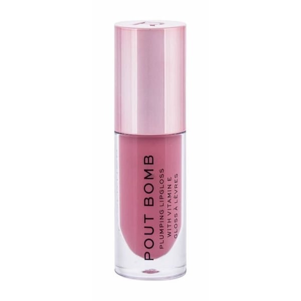 Gloss för läppar - Makeup Revolution London - Pout Bomb - 4.6 Ml - Färg Koral - Maximalt Volym