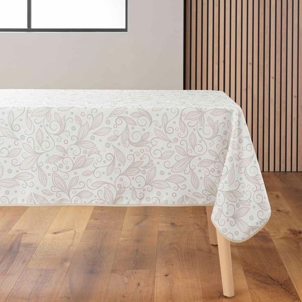 Rektangulär duk 145 x 240 cm polyester tryckt med metallisk effekt leya