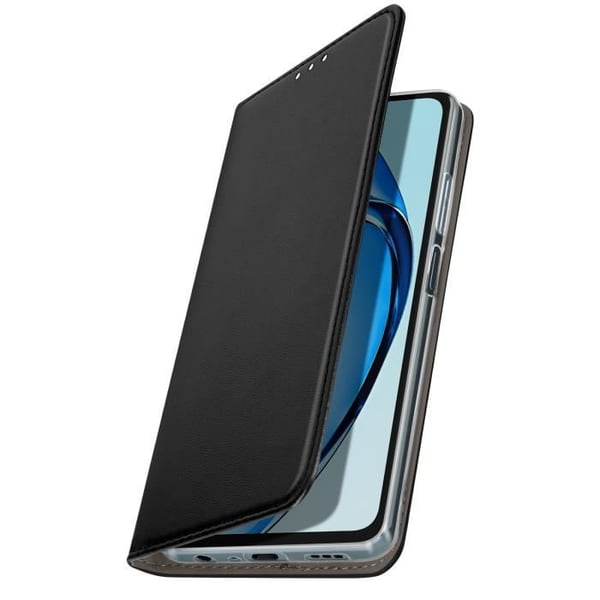 Fodral för Oppo A60 Klapp Magnetiskt Kortfack Svart