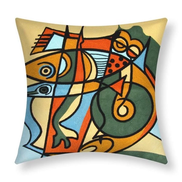 Kuddöverdrag - AVIZAR - 2-pack - 45x45 cm - Broderade - Flera färger - Modern design