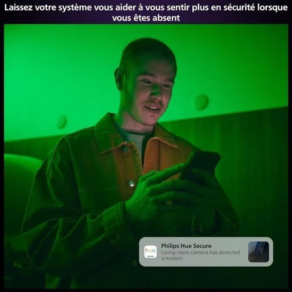 Trådbär kamera med bordstöd - Philips Hue - Säker - HD 1080P - Inomhus eller utomhus - Svart