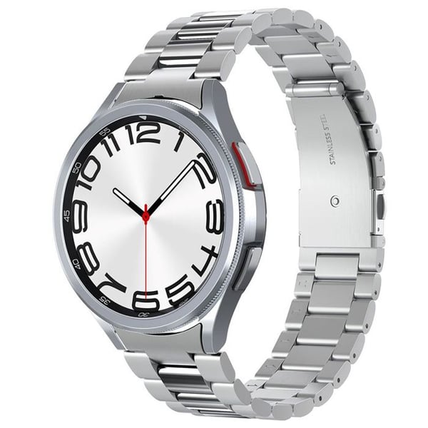 Spigen Modern Fit Band - Armband för Samsung Galaxy Watch 6 Classic 47 mm (Silver)