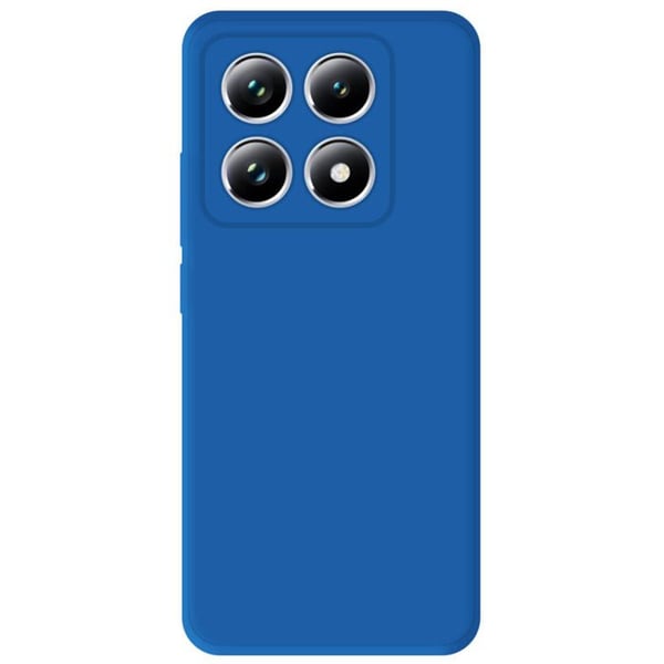 Enfärgad silikonhylsa Matt Blå kompatibel med Xiaomi 14T Pro