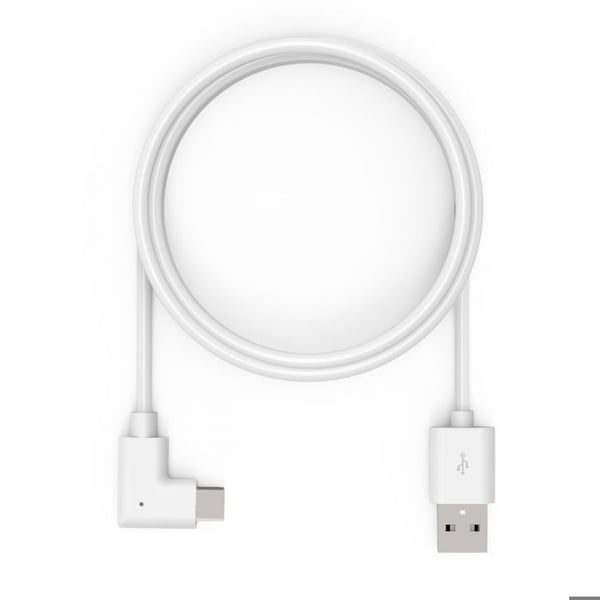 USB-kabel - COMPULOCKS - 6ft USB-A till USB-C - 90 grader - Svart - USB 2.0