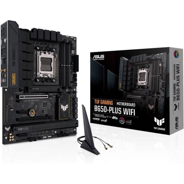 Moderkort - ASUS - TUF GAMING B650-PLUS WIFI - AMD B650 - AM5-plats ATX