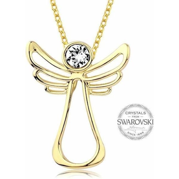 Collier - Skyddsängel - Kvinna - Kristall - Sle0122